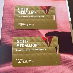 Delta Bag Tags - GOLD Medallion